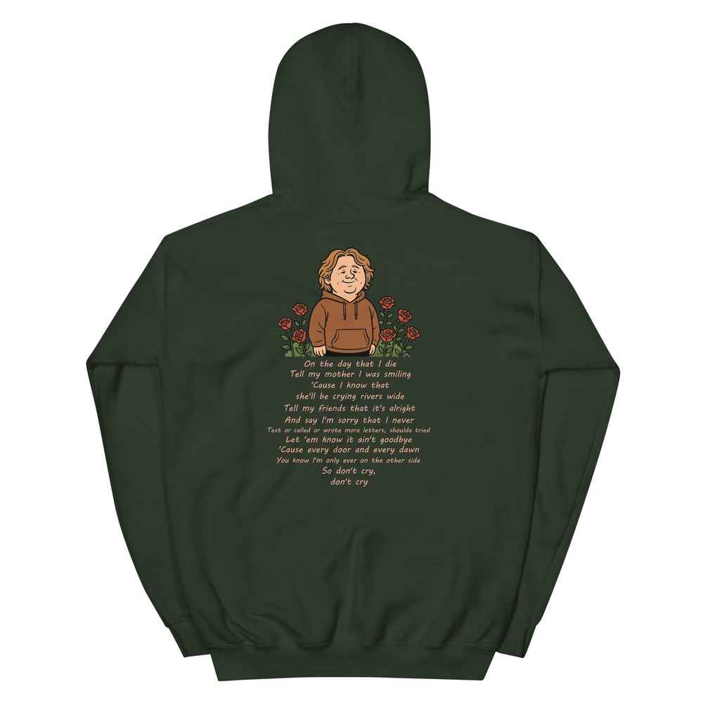 Lewis Capaldi Hoodie - "On The Day That I Die" Lyrics Unisex Sweatshirt Alcyone213k