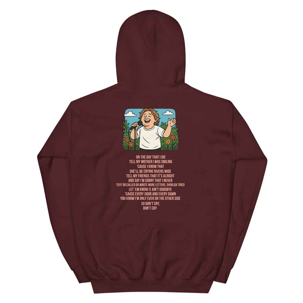 Lewis Capaldi Unisex Hoodie - "On The Day That I Die" Lyrics Alcyone213k
