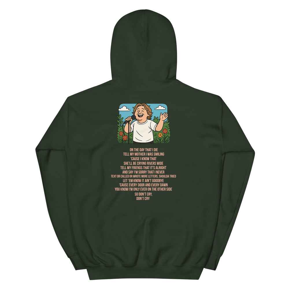 Lewis Capaldi Unisex Hoodie - "On The Day That I Die" Lyrics Alcyone213k