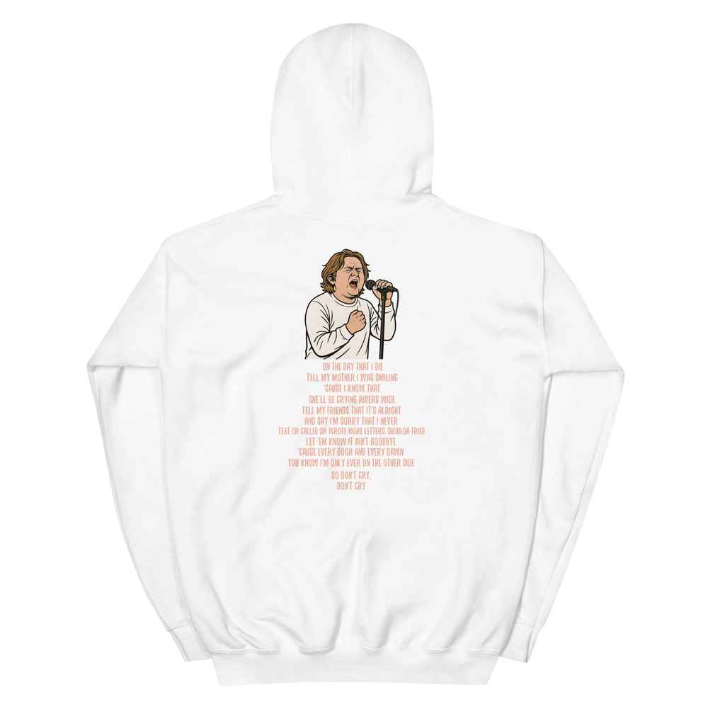 Lewis Capaldi Unisex Hoodie | On The Day That I Die Lyrics Alcyone213k
