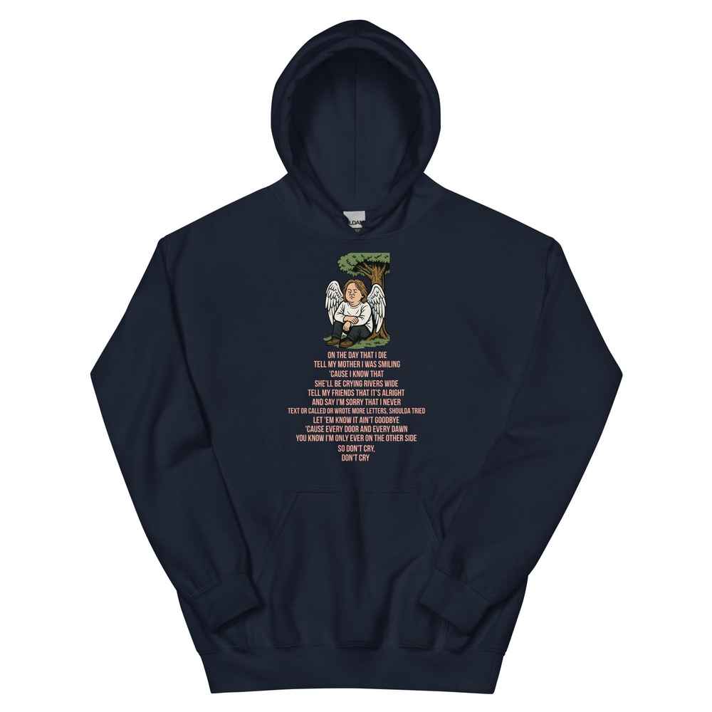 Lewis Capaldi "On The Day I Die" Lyrics Hoodie - Alcyone213k Unisex Alcyone213k