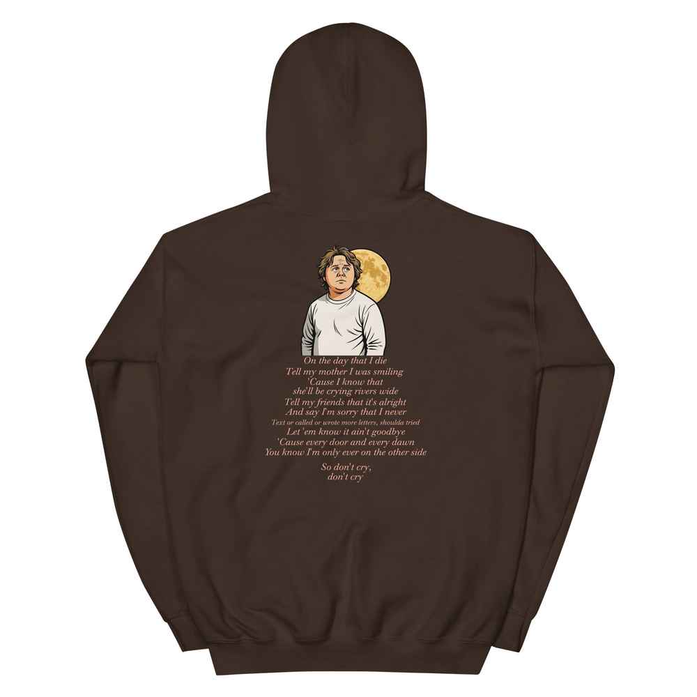 Lewis Capaldi Hoodie | "On The Day That I Die" Lyrics | Unisex Cotton-Polyester Blend Alcyone213k