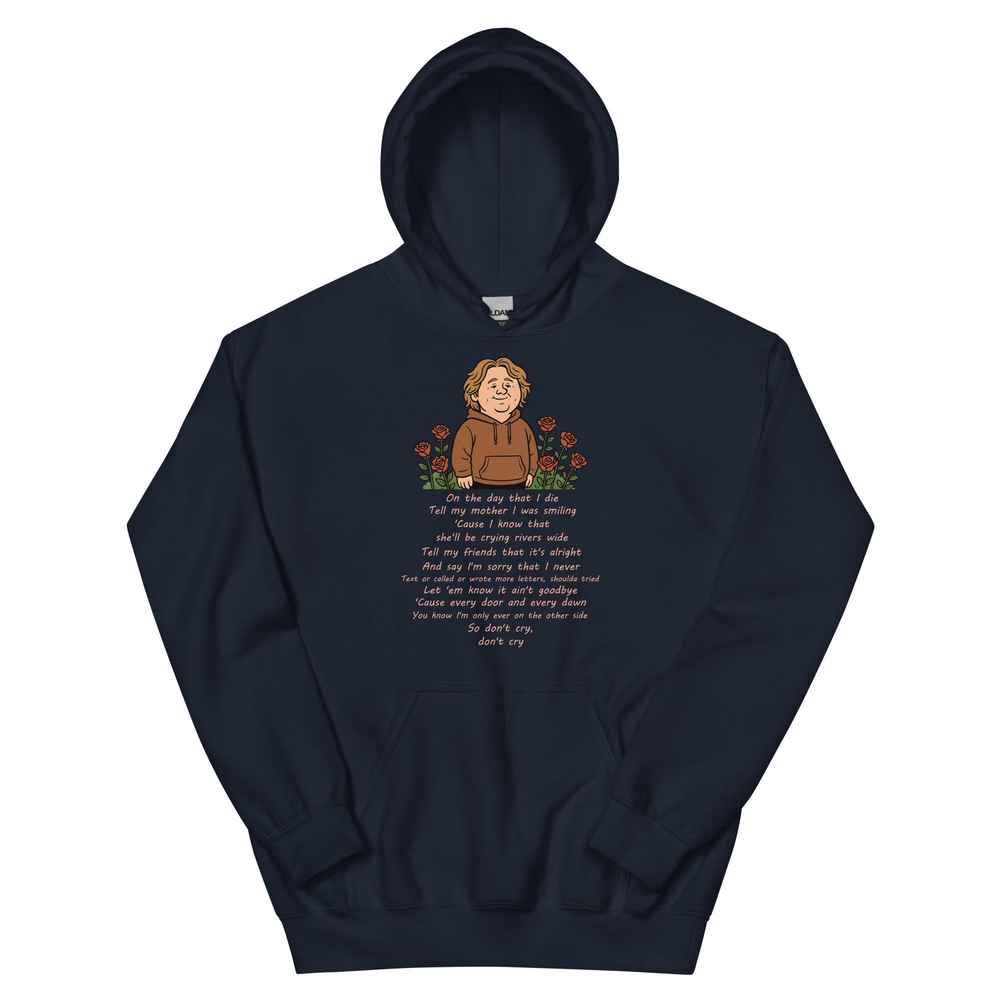 Lewis Capaldi Hoodie - "On The Day That I Die" Lyrics Unisex Sweatshirt Alcyone213k