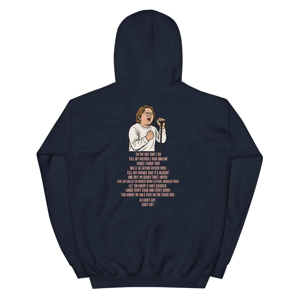 Lewis Capaldi Unisex Hoodie | On The Day That I Die Lyrics Alcyone213k
