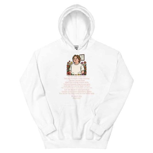 Lewis Capaldi Unisex Hoodie - "On The Day That I Die" Lyric Graphic Alcyone213k