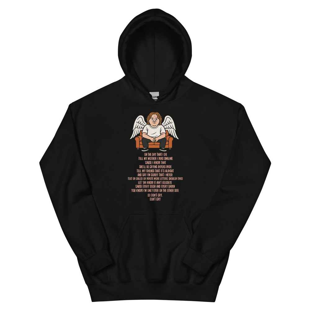 Lewis Capaldi "On The Day That I Die" Lyric Hoodie - Unisex Cotton Blend Alcyone213k