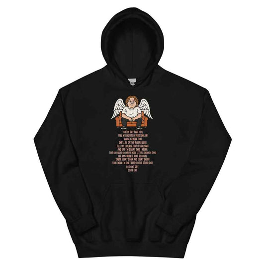 Lewis Capaldi "On The Day That I Die" Lyric Hoodie - Unisex Cotton Blend Alcyone213k