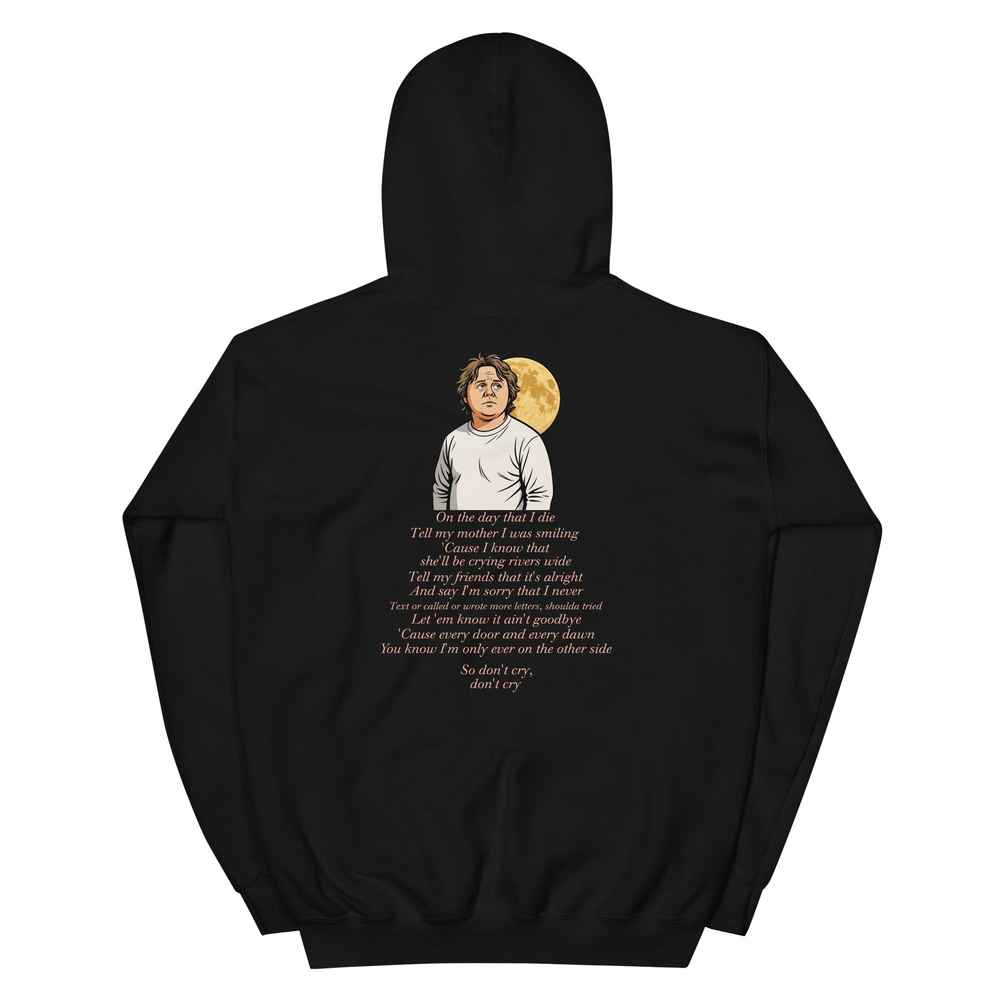 Lewis Capaldi Hoodie | "On The Day That I Die" Lyrics | Unisex Cotton-Polyester Blend Alcyone213k