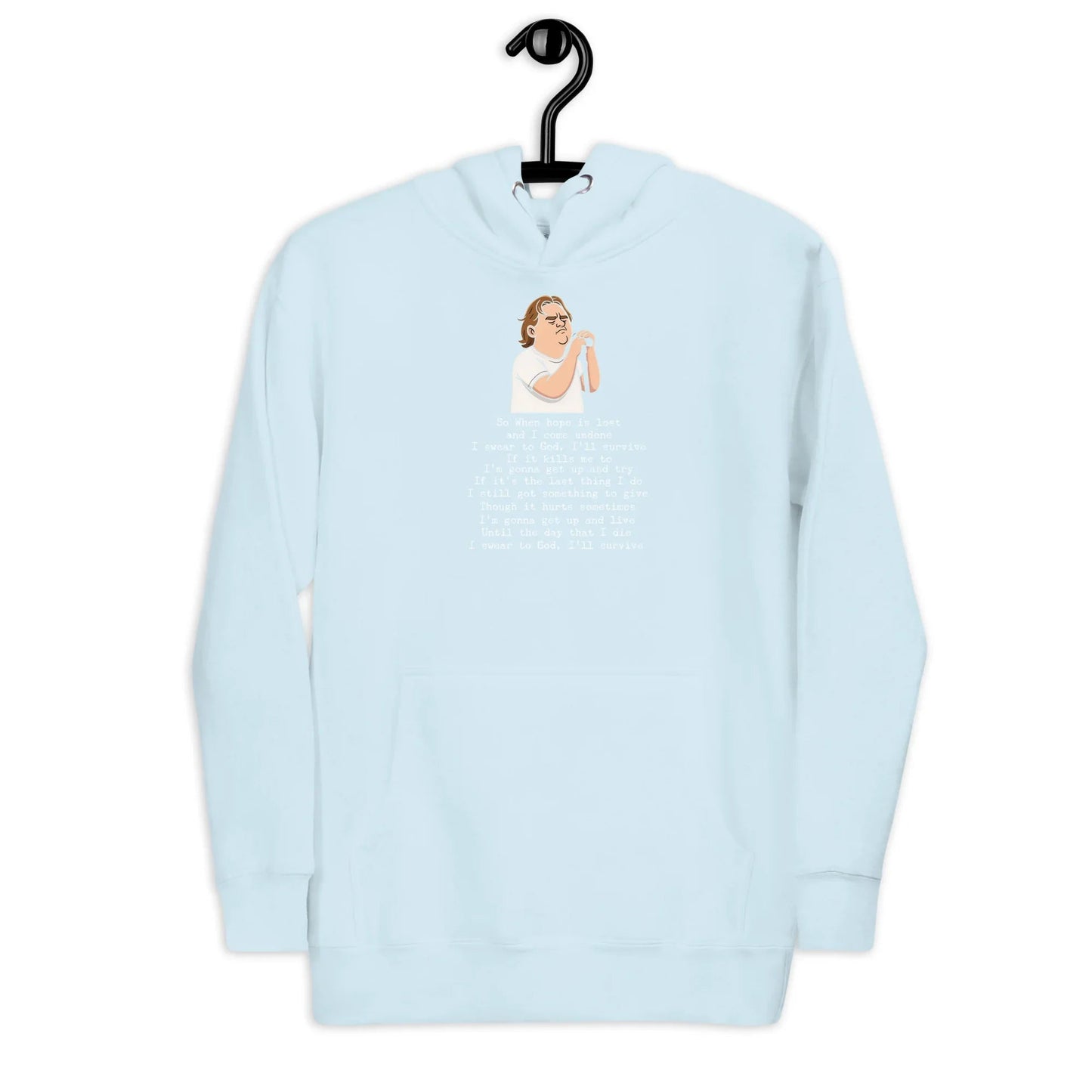 Lewis Capaldi Unisex Hoodie - "Survive" Lyrics Design Alcyone213k