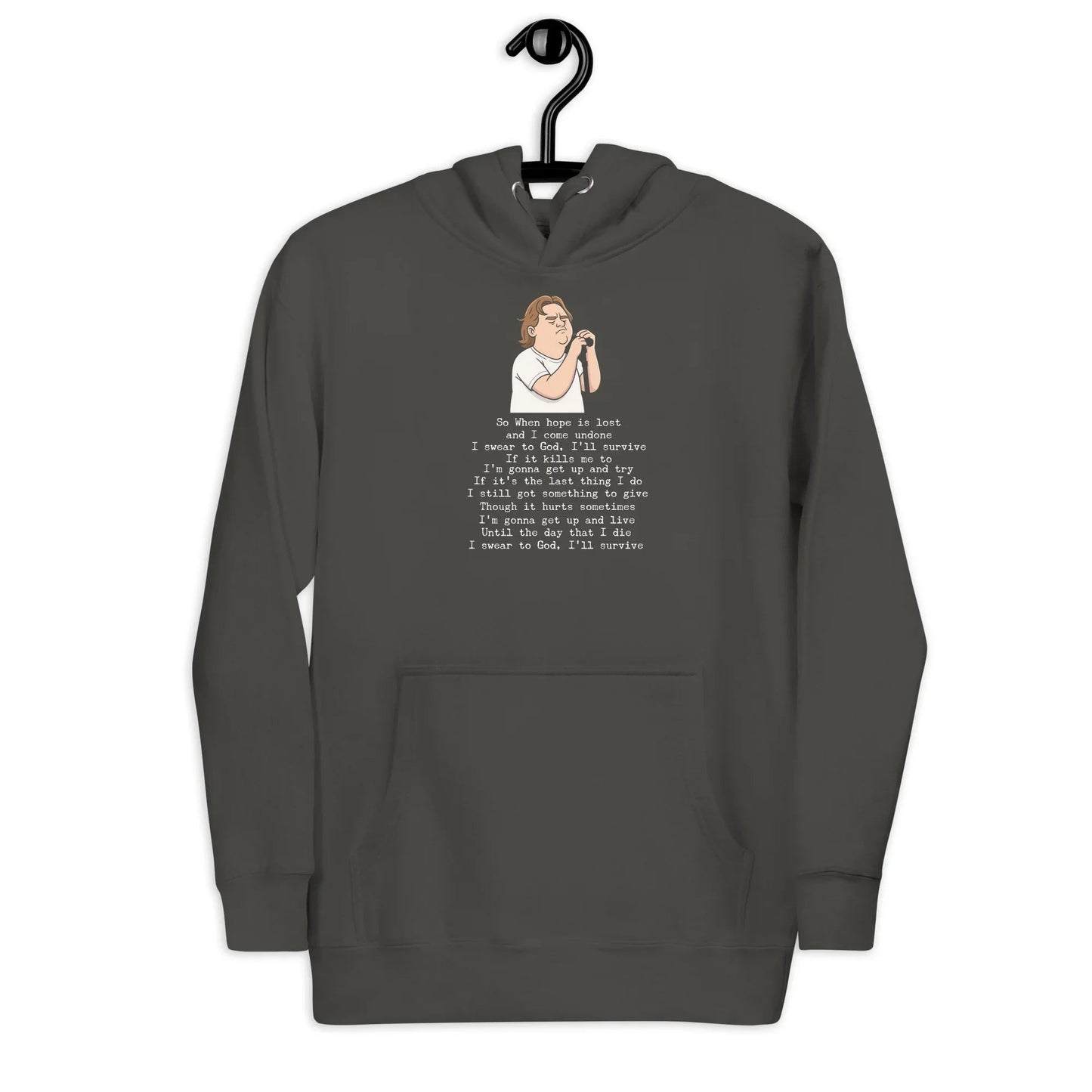 Lewis Capaldi Unisex Hoodie - "Survive" Lyrics Design Alcyone213k