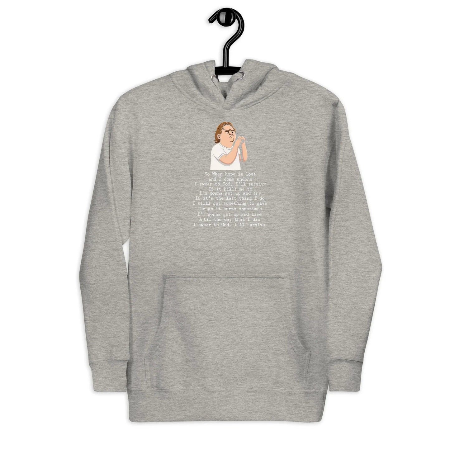 Lewis Capaldi Unisex Hoodie - "Survive" Lyrics Design Alcyone213k