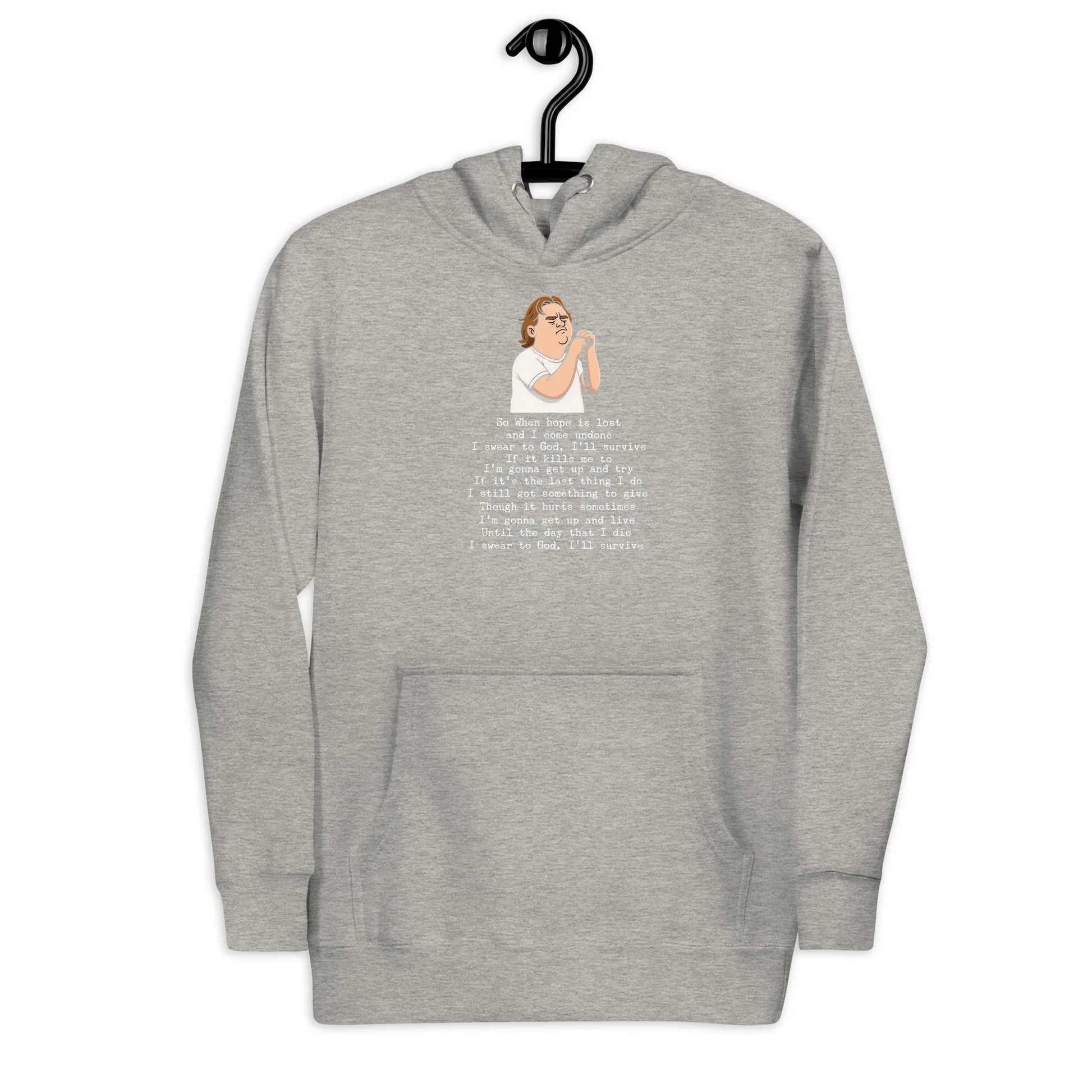 Lewis Capaldi Unisex Hoodie - "Survive" Lyrics Design Alcyone213k