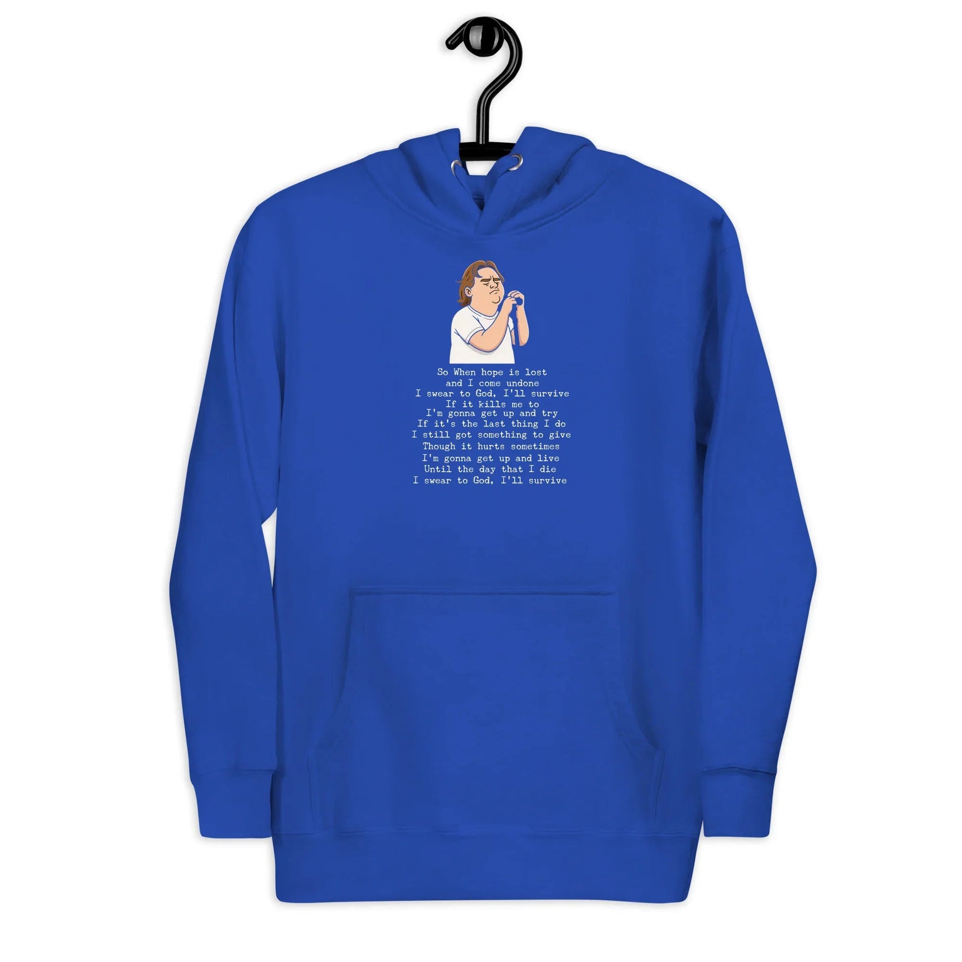 Lewis Capaldi Unisex Hoodie - "Survive" Lyrics Design Alcyone213k