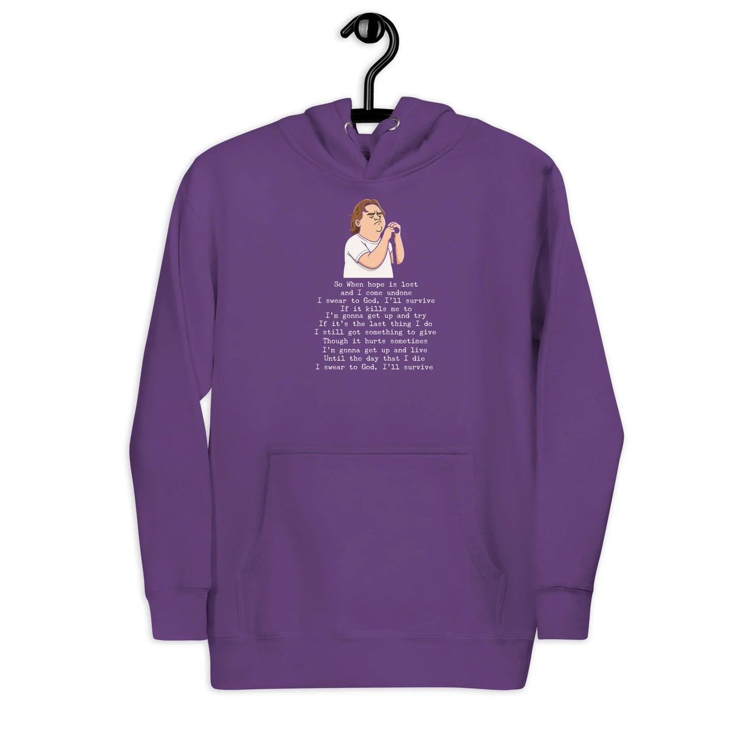 Lewis Capaldi Unisex Hoodie - "Survive" Lyrics Design Alcyone213k