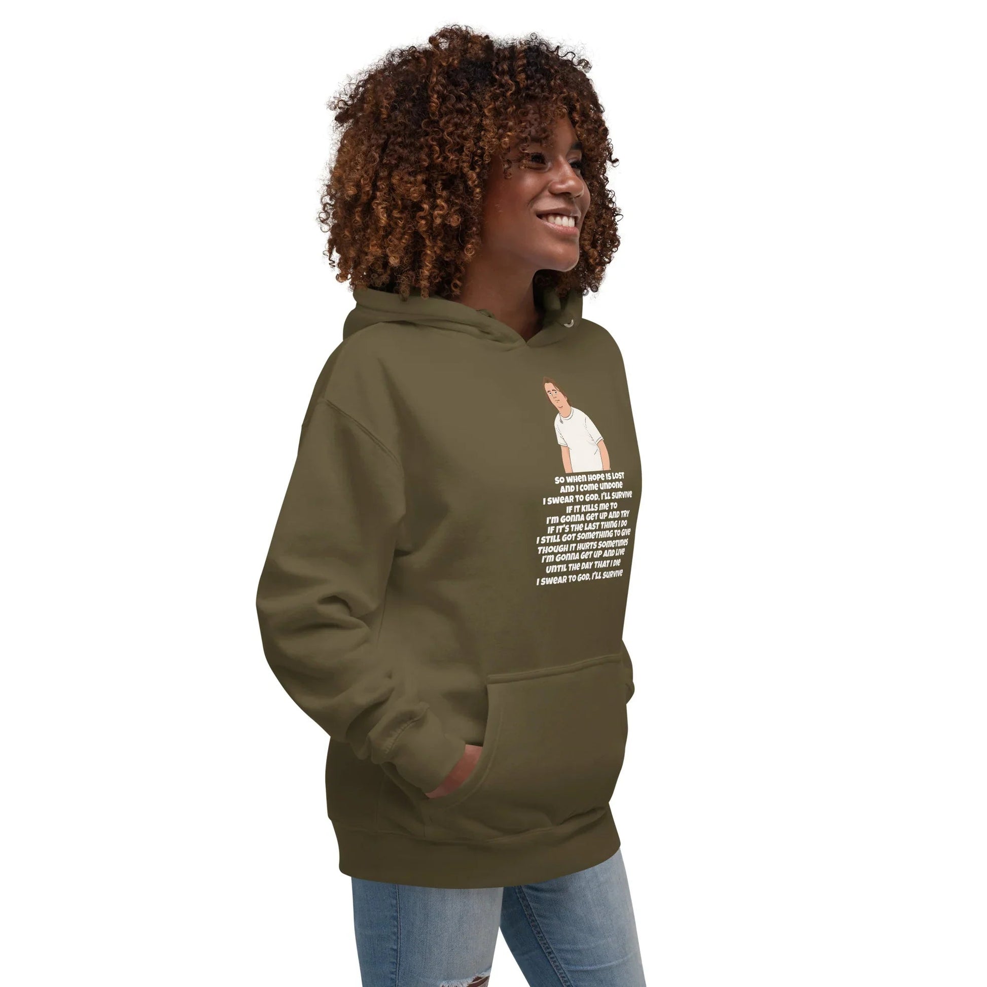 Lewis Capaldi Unisex Hoodie - Survive Lyrics Inspired Alcyone213k