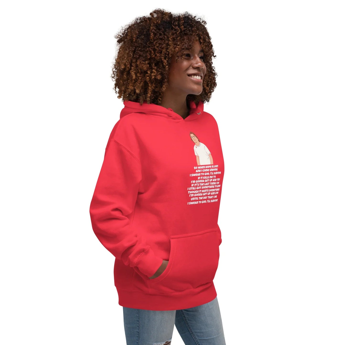 Lewis Capaldi Unisex Hoodie - Survive Lyrics Inspired Alcyone213k