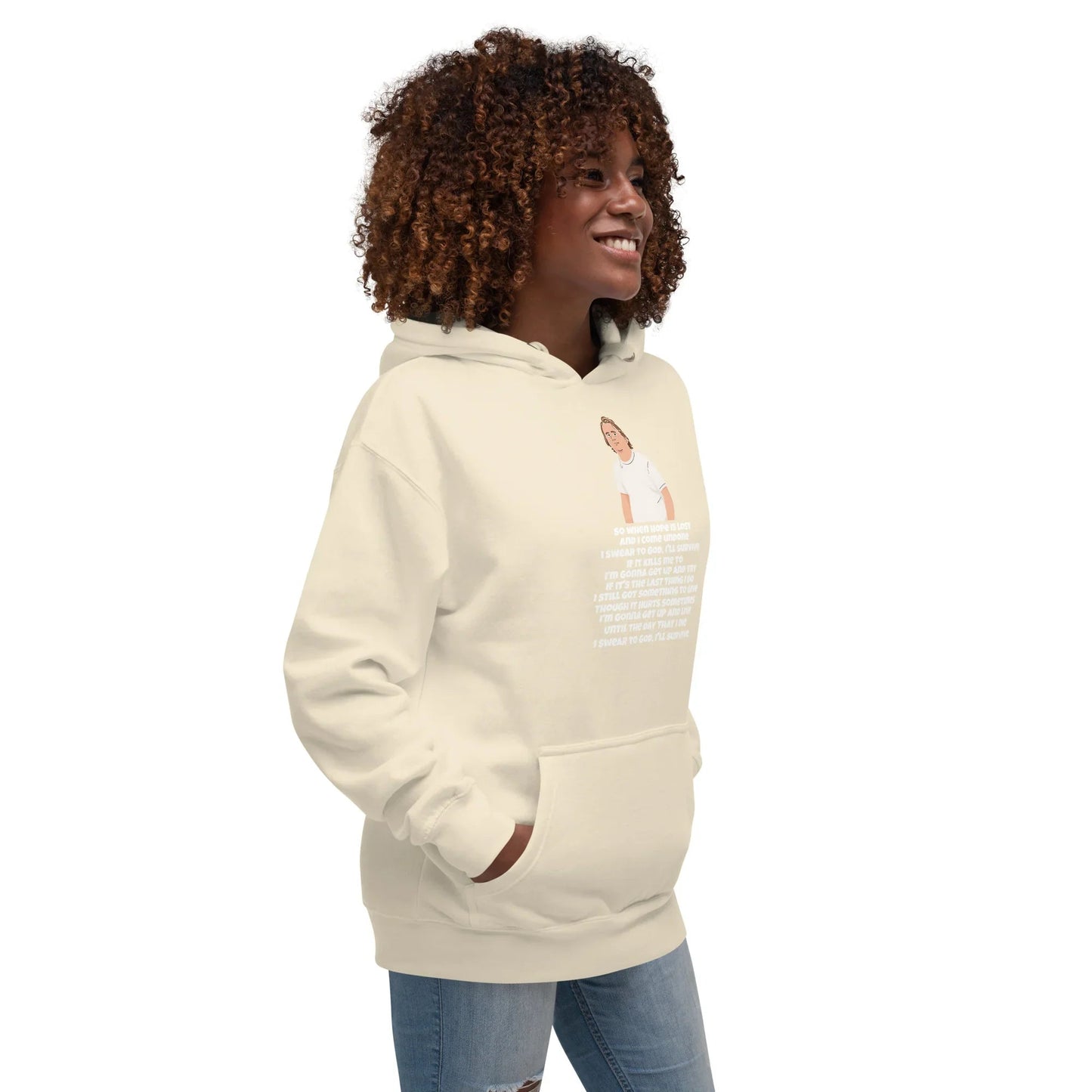 Lewis Capaldi Unisex Hoodie - Survive Lyrics Inspired Alcyone213k