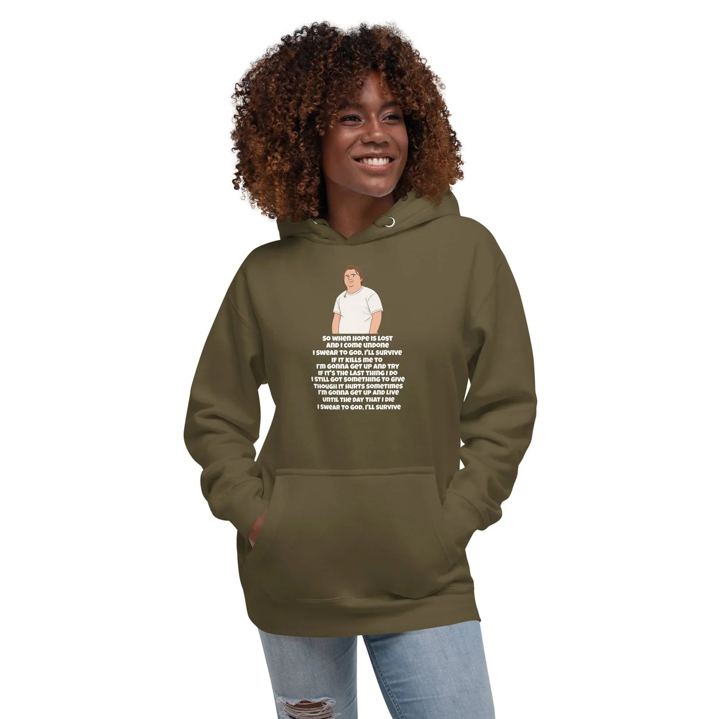 Lewis Capaldi Unisex Hoodie - Survive Lyrics Inspired Alcyone213k
