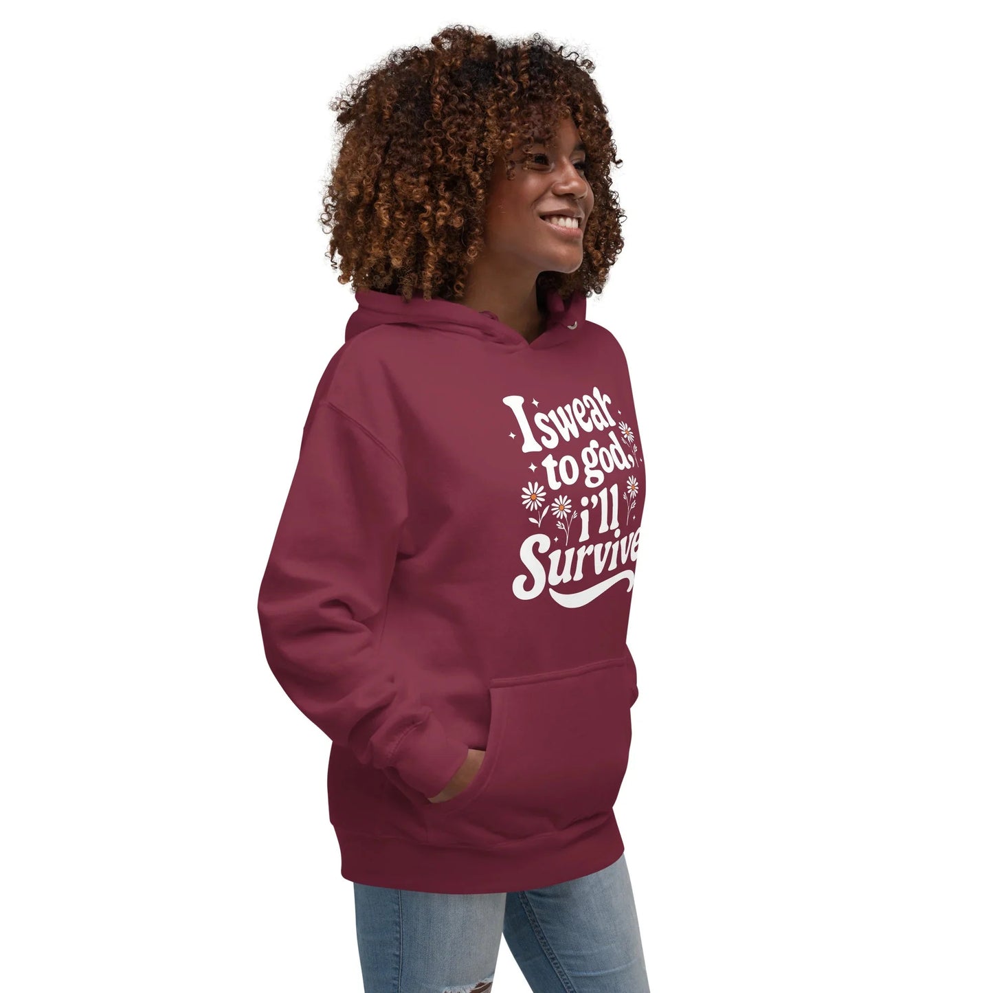 Lewis Capaldi Unisex Hoodie - "Survive" Lyrics | Cotton Blend Concert Apparel Alcyone213k