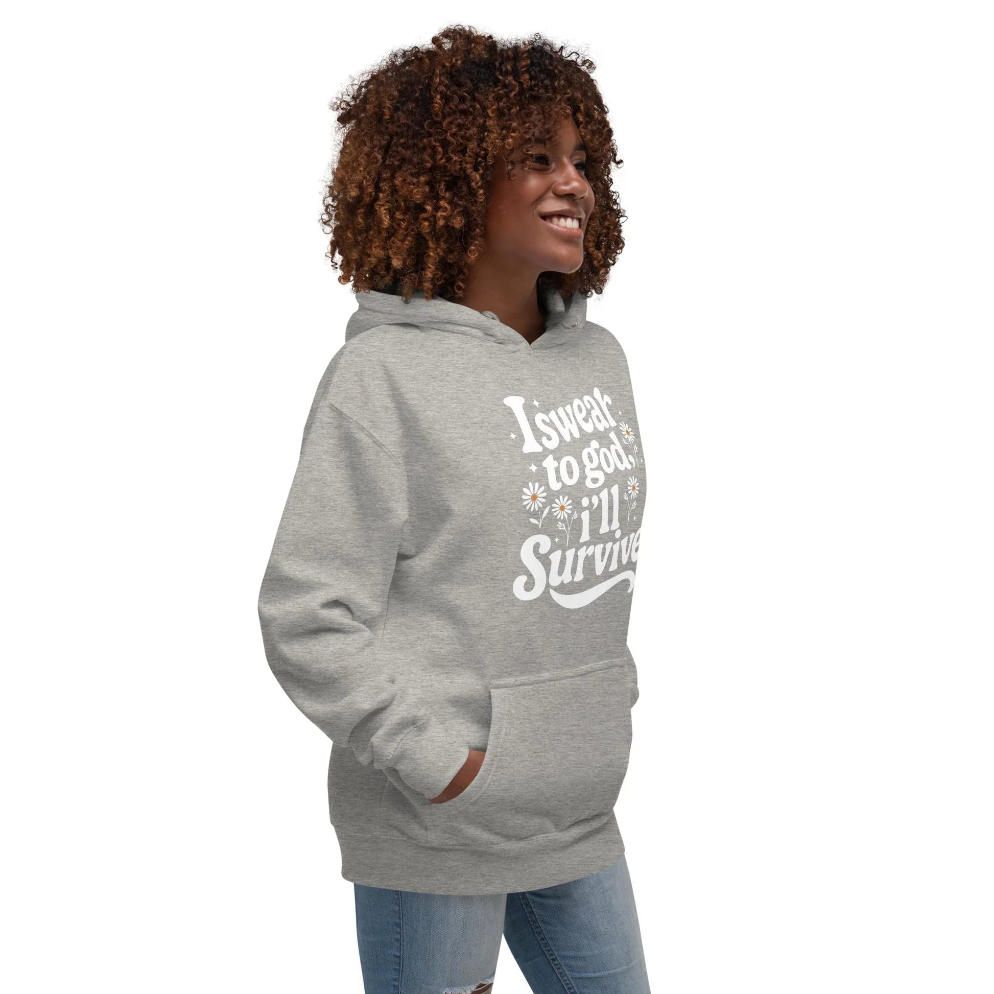 Lewis Capaldi Unisex Hoodie - "Survive" Lyrics | Cotton Blend Concert Apparel Alcyone213k
