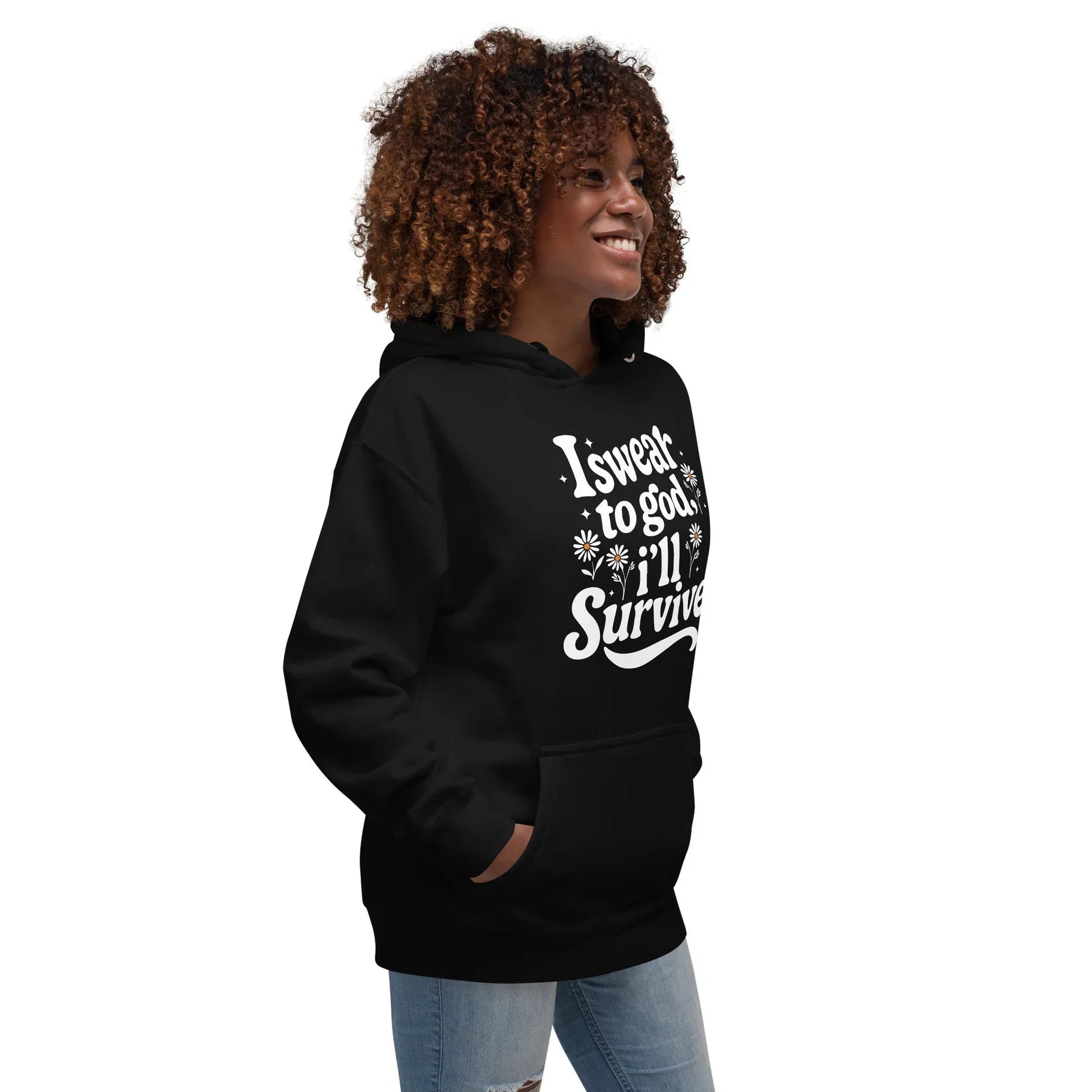 Lewis Capaldi Unisex Hoodie - "Survive" Lyrics | Cotton Blend Concert Apparel Alcyone213k