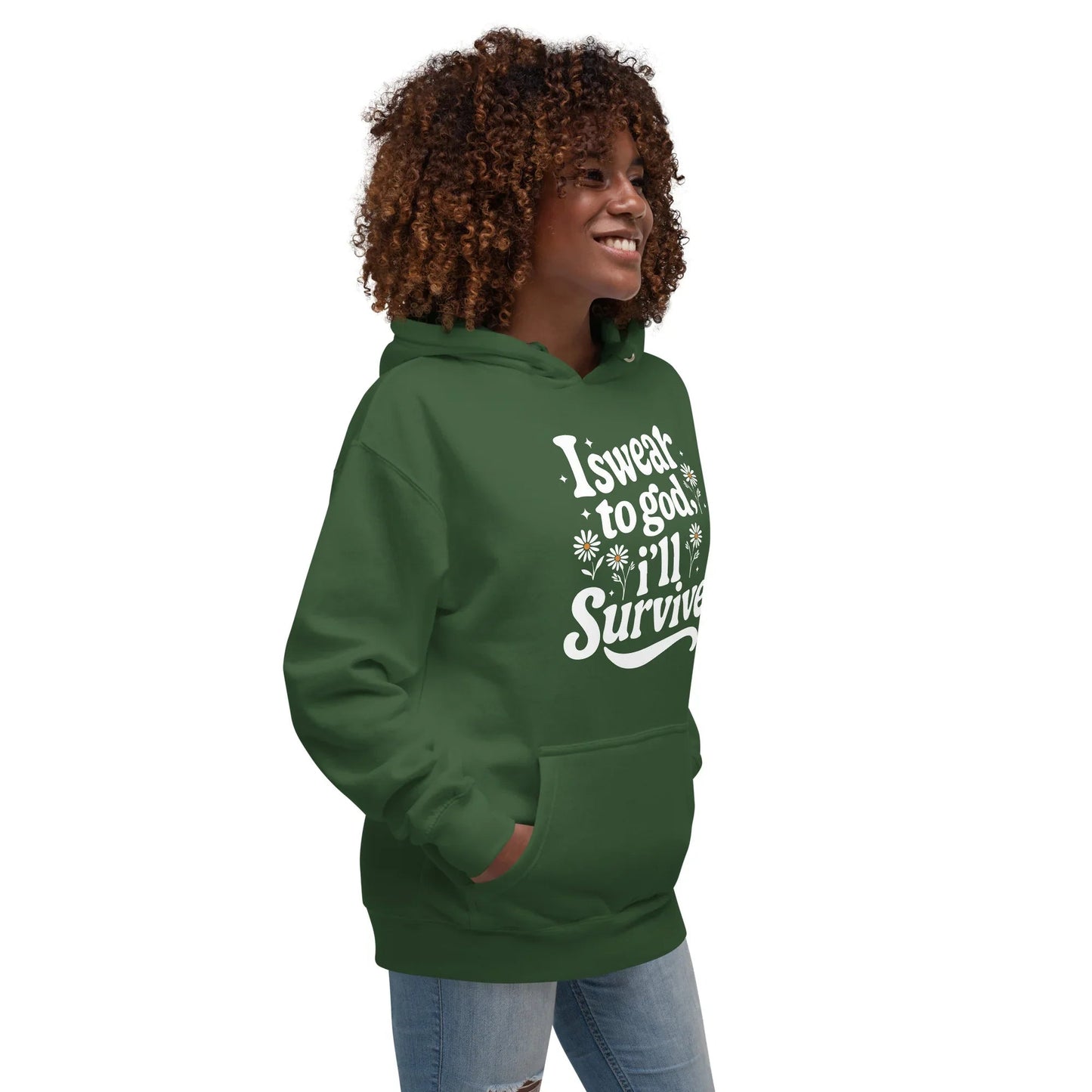 Lewis Capaldi Unisex Hoodie - "Survive" Lyrics | Cotton Blend Concert Apparel Alcyone213k