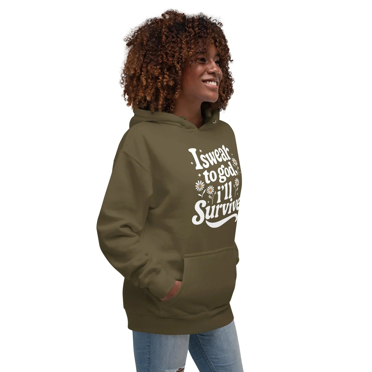 Lewis Capaldi Unisex Hoodie - "Survive" Lyrics | Cotton Blend Concert Apparel Alcyone213k