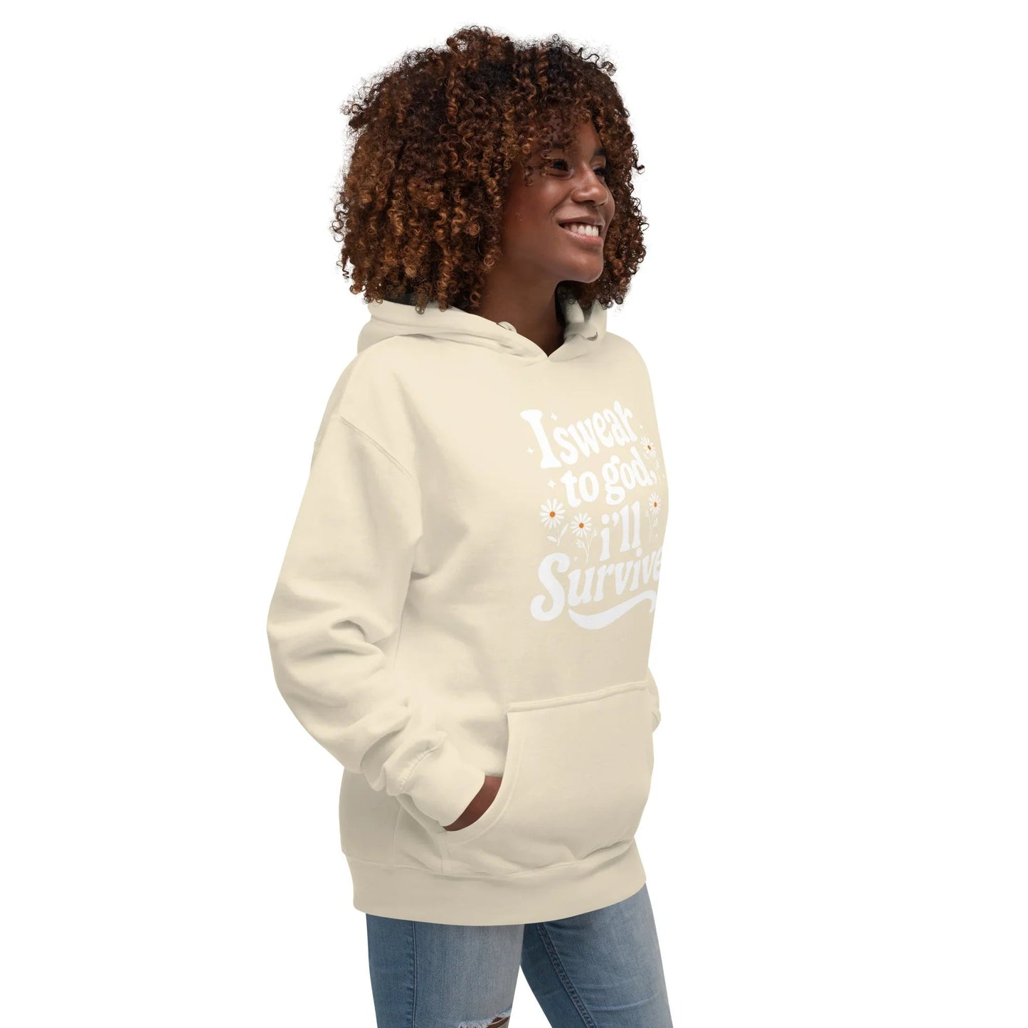Lewis Capaldi Unisex Hoodie - "Survive" Lyrics | Cotton Blend Concert Apparel Alcyone213k