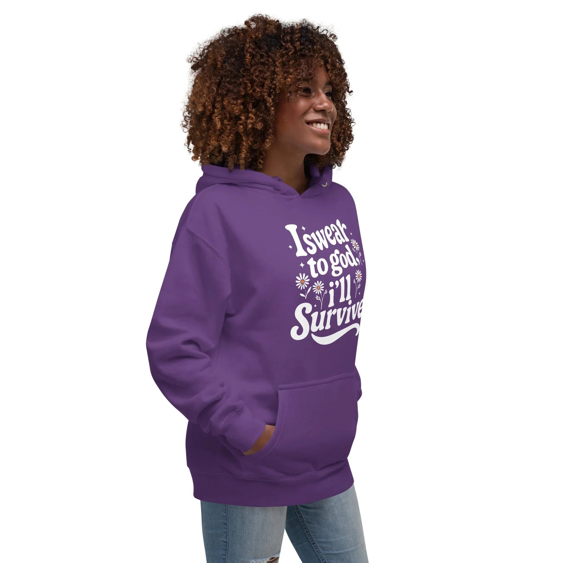 Lewis Capaldi Unisex Hoodie - "Survive" Lyrics | Cotton Blend Concert Apparel Alcyone213k