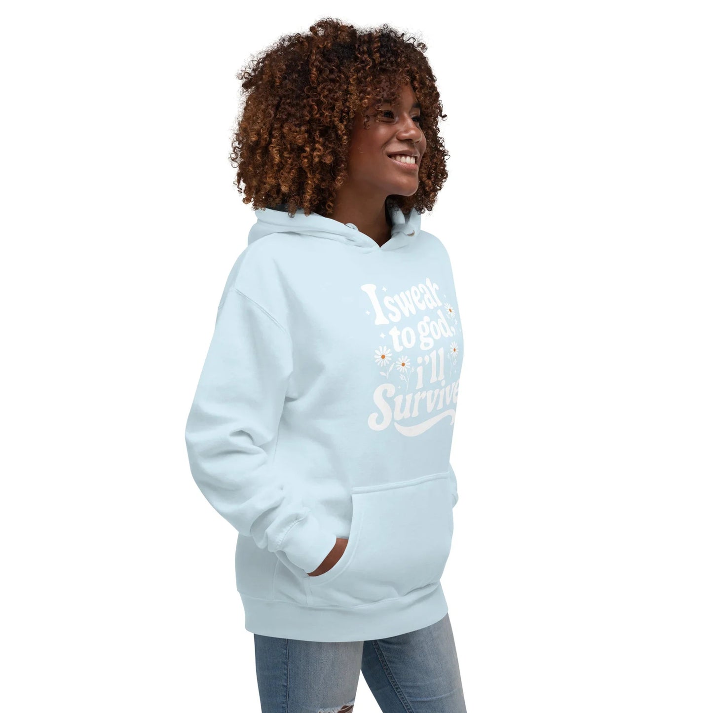 Lewis Capaldi Unisex Hoodie - "Survive" Lyrics | Cotton Blend Concert Apparel Alcyone213k