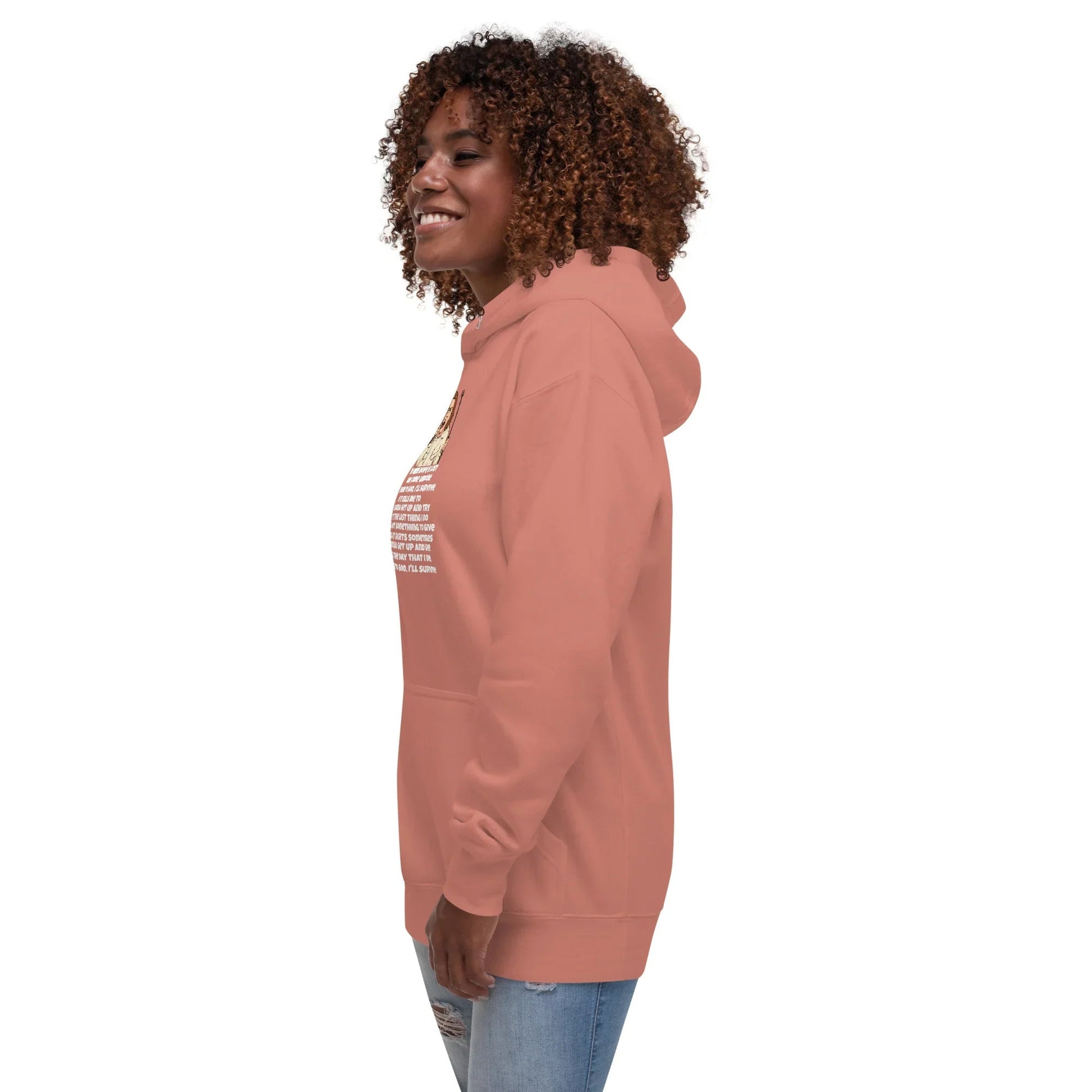 Lewis Capaldi Unisex Hoodie - Survive Lyrics | Cotton-Polyester Blend Alcyone213k
