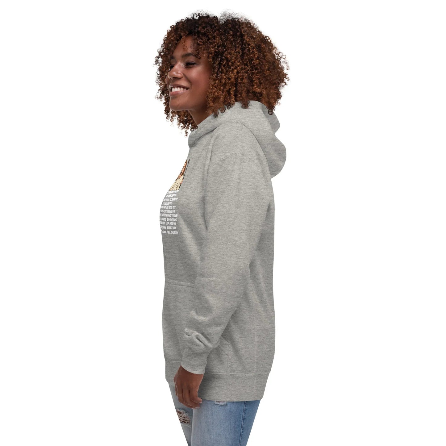 Lewis Capaldi Unisex Hoodie - Survive Lyrics | Cotton-Polyester Blend Alcyone213k