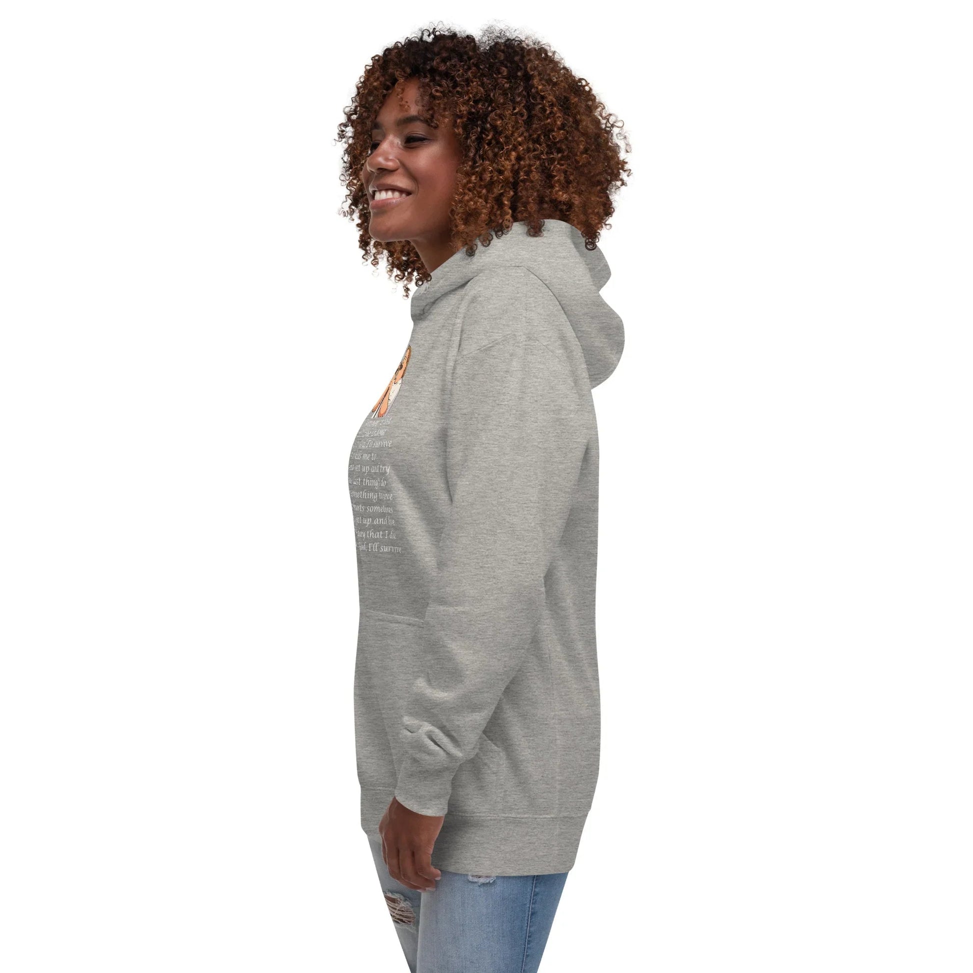 Lewis Capaldi Unisex Hoodie - Survive Lyrics | Cotton Polyester Blend Alcyone213k