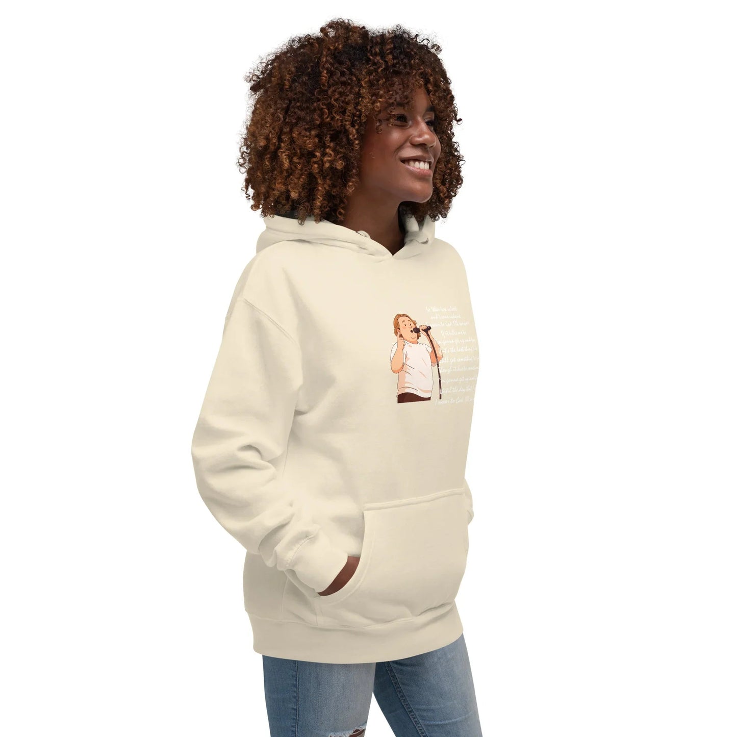Lewis Capaldi Unisex Hoodie | Cotton Blend "Survive" Lyrics Concert Apparel Alcyone213k