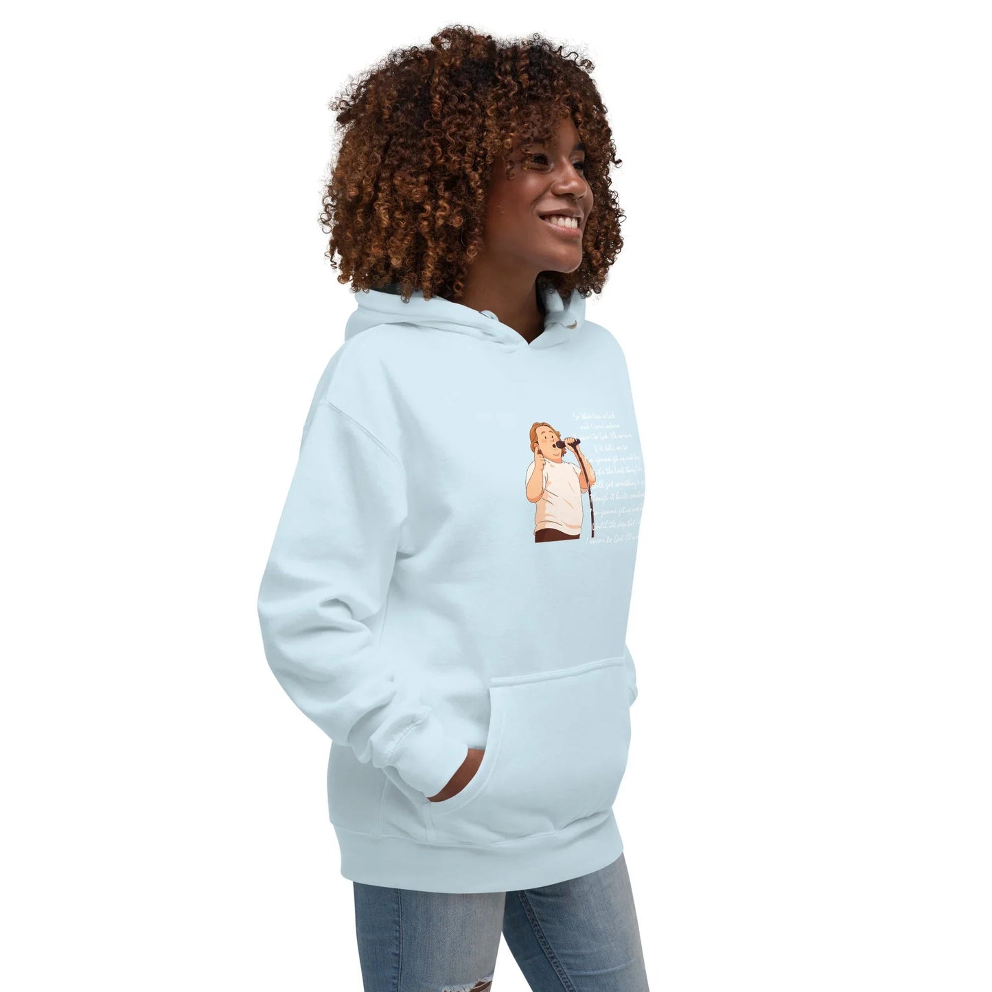 Lewis Capaldi Unisex Hoodie | Cotton Blend "Survive" Lyrics Concert Apparel Alcyone213k