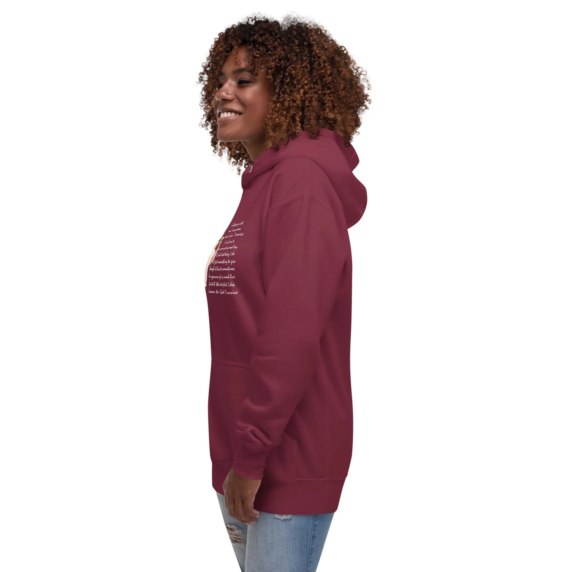 Lewis Capaldi Unisex Hoodie | Cotton Blend "Survive" Lyrics Concert Apparel Alcyone213k