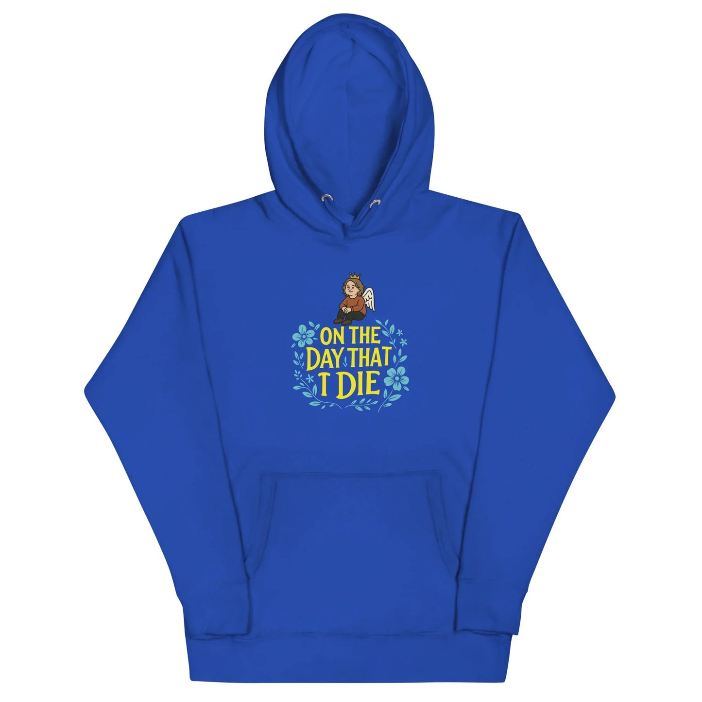 Lewis Capaldi "On The Day That I Die" Lyrics Hoodie - Unisex Cotton Blend Alcyone213k