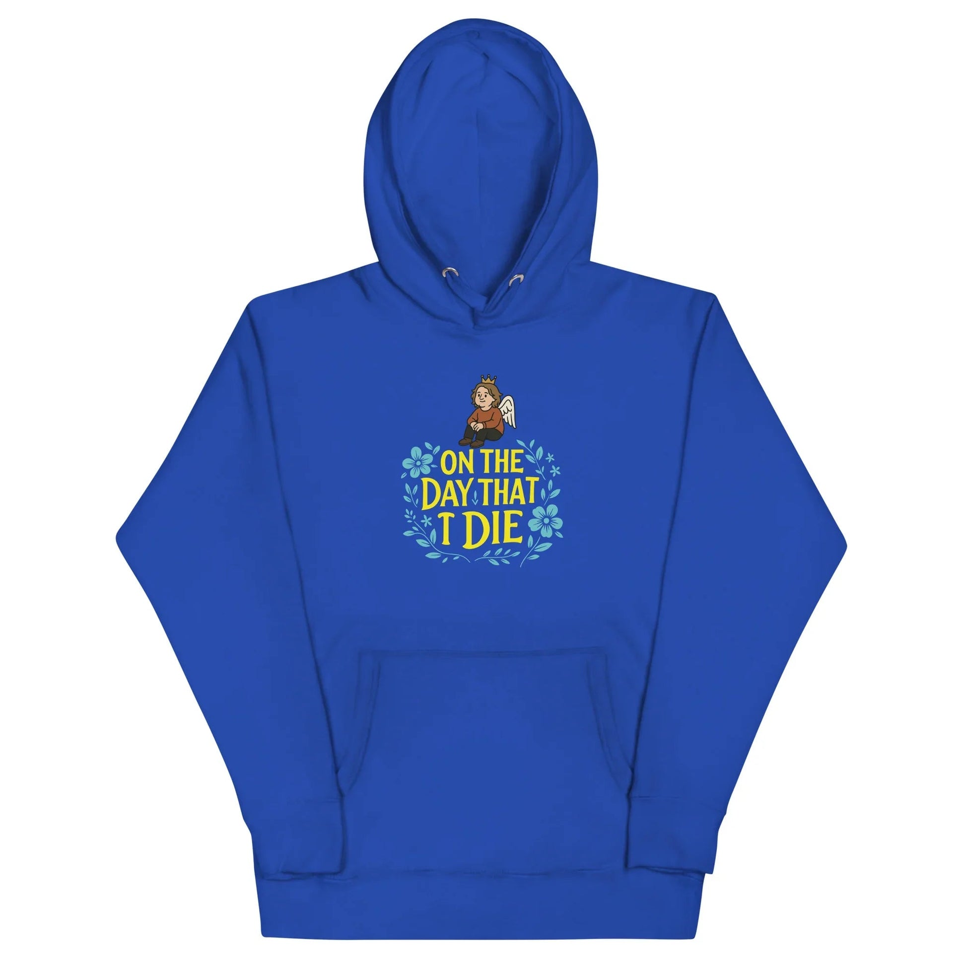 Lewis Capaldi "On The Day That I Die" Lyrics Hoodie - Unisex Cotton Blend Alcyone213k
