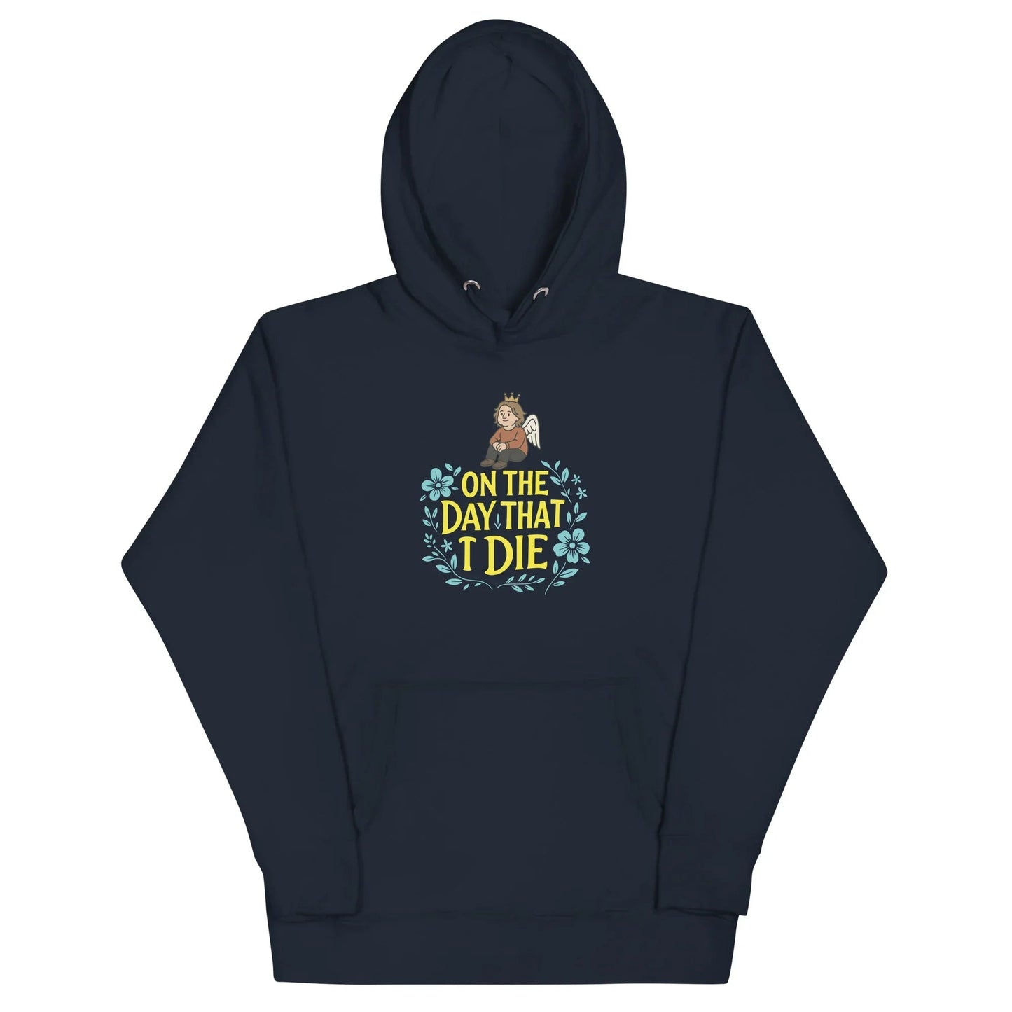 Lewis Capaldi "On The Day That I Die" Lyrics Hoodie - Unisex Cotton Blend Alcyone213k