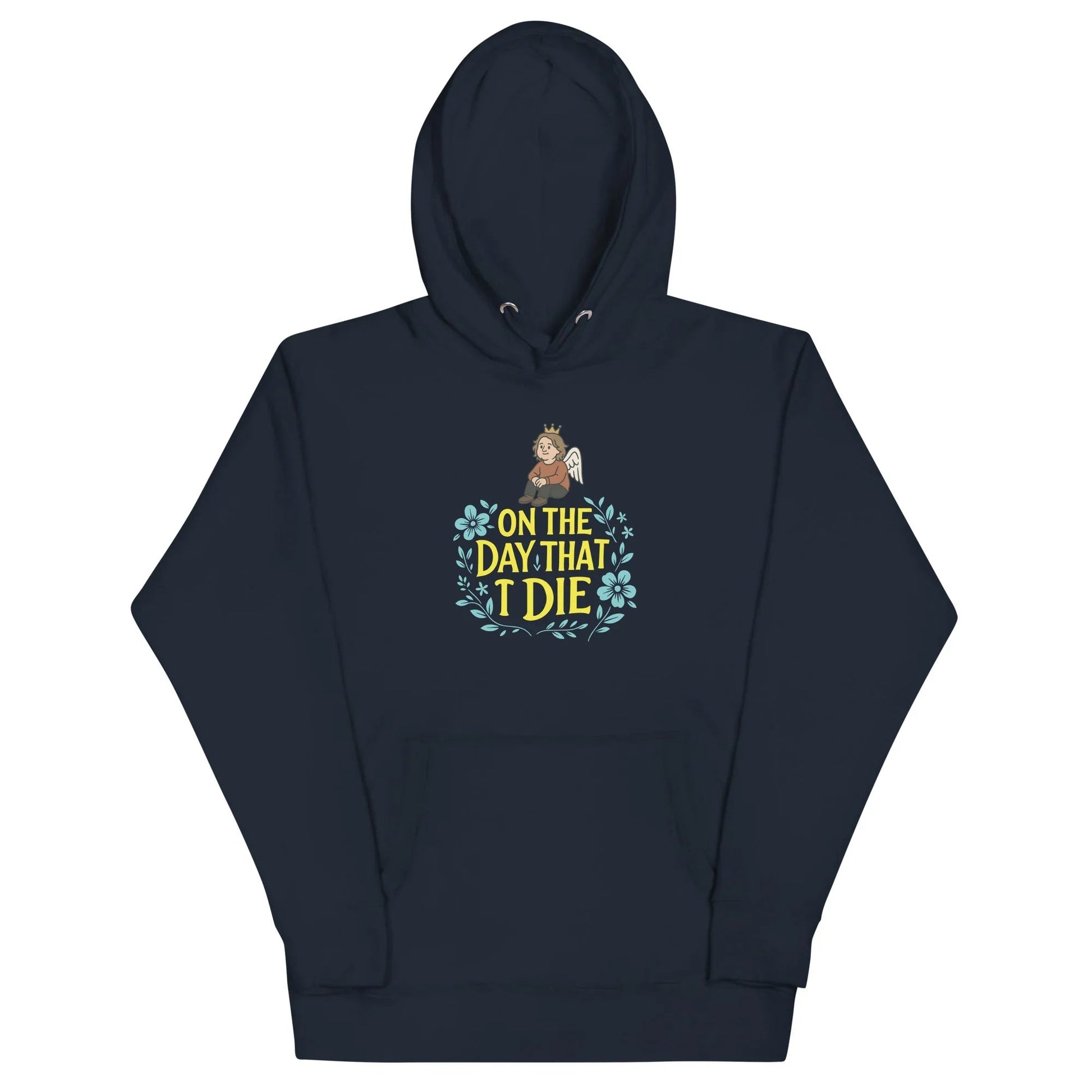 Lewis Capaldi "On The Day That I Die" Lyrics Hoodie - Unisex Cotton Blend Alcyone213k