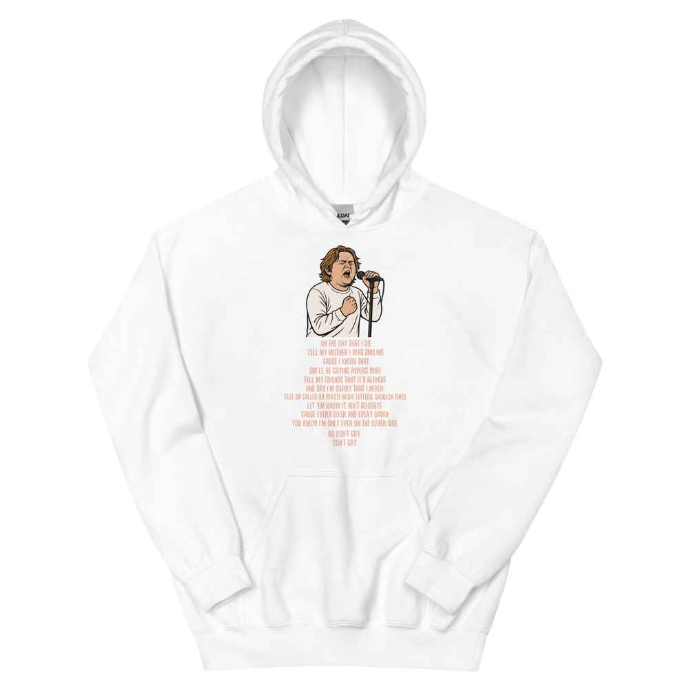 Lewis Capaldi Unisex Hoodie | On The Day That I Die Lyrics Alcyone213k