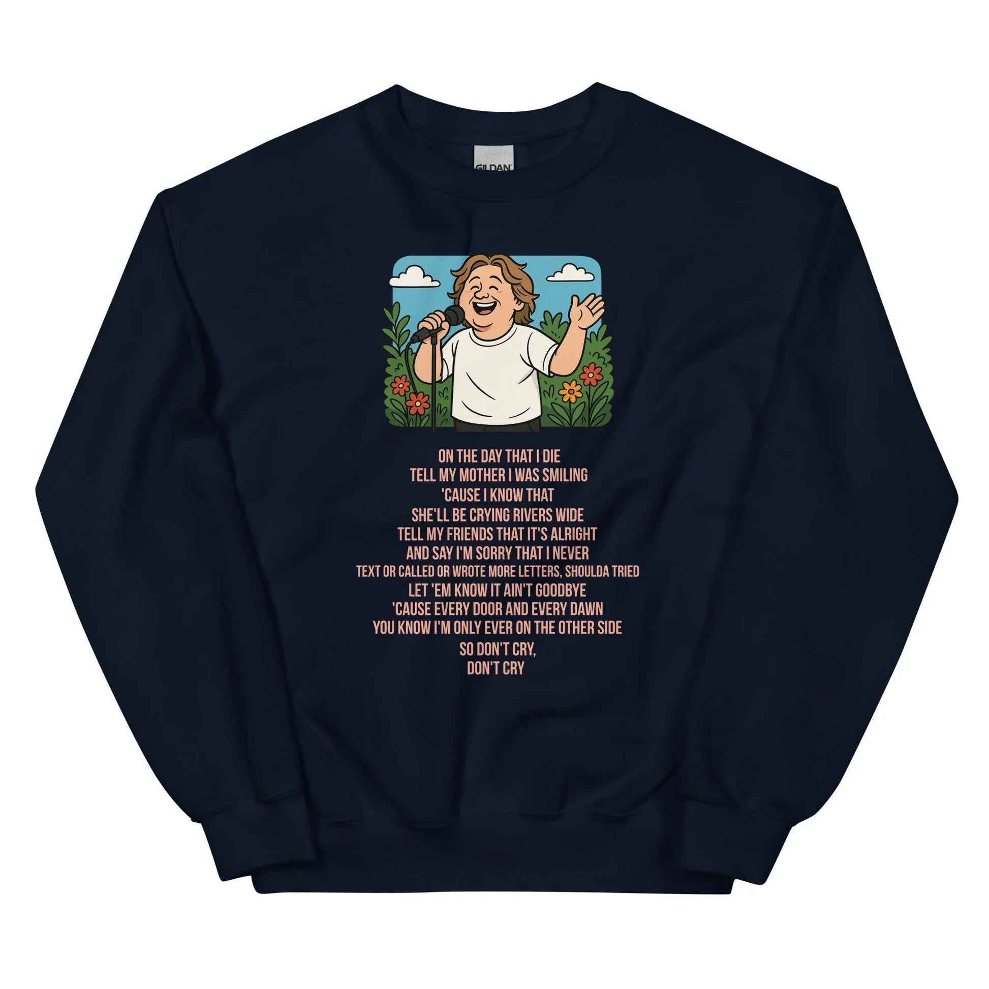 Lewis Capaldi Unisex Sweatshirt - On The Day I Die - Lyrics - Alcyone213k