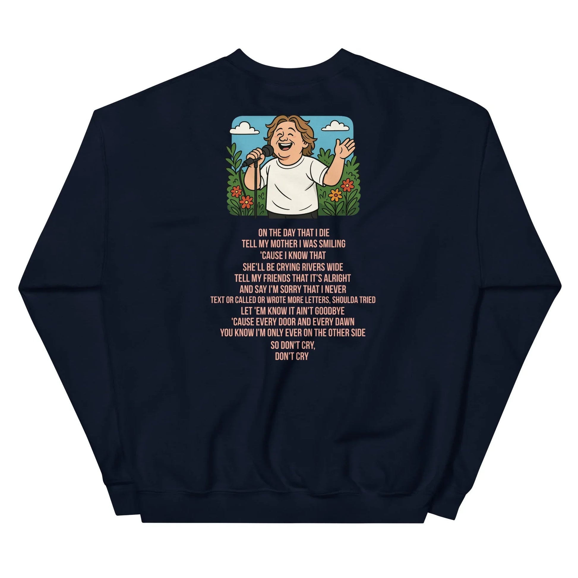 Lewis Capaldi Unisex Sweatshirt - On The Day I Die - Lyrics - Alcyone213k