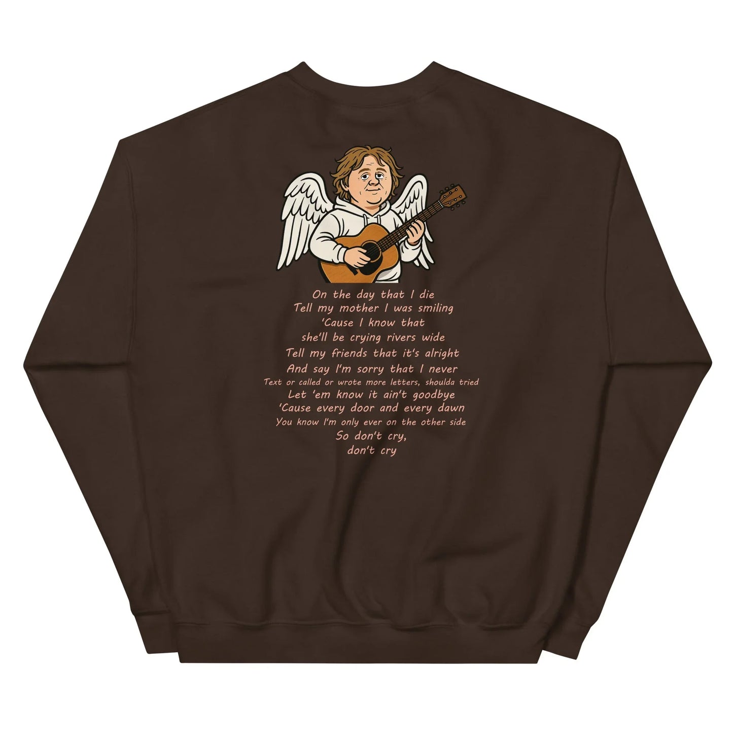 Lewis Capaldi Unisex Sweatshirt - On The Day I Die - Lyrics - Alcyone213k