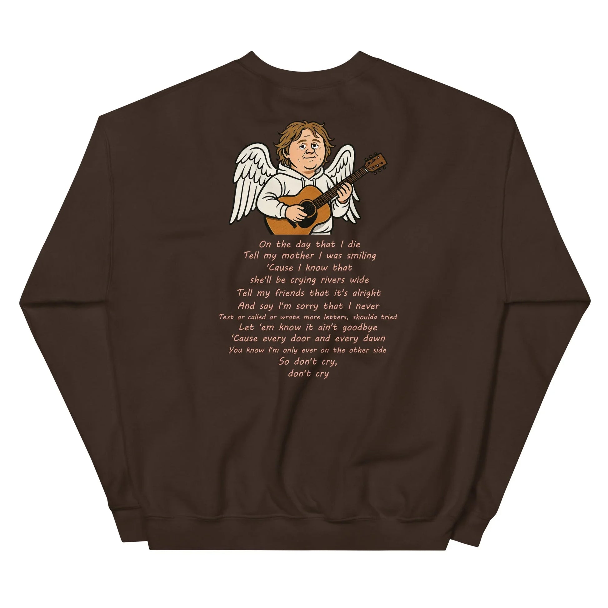 Lewis Capaldi Unisex Sweatshirt - On The Day I Die - Lyrics - Alcyone213k