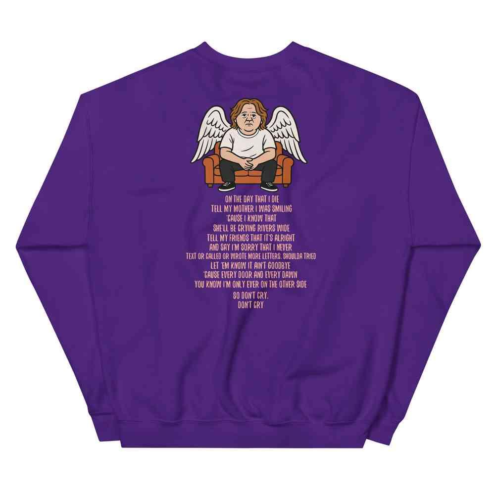 Lewis Capaldi Unisex Sweatshirt - On The Day I Die - Lyrics - Alcyone213k