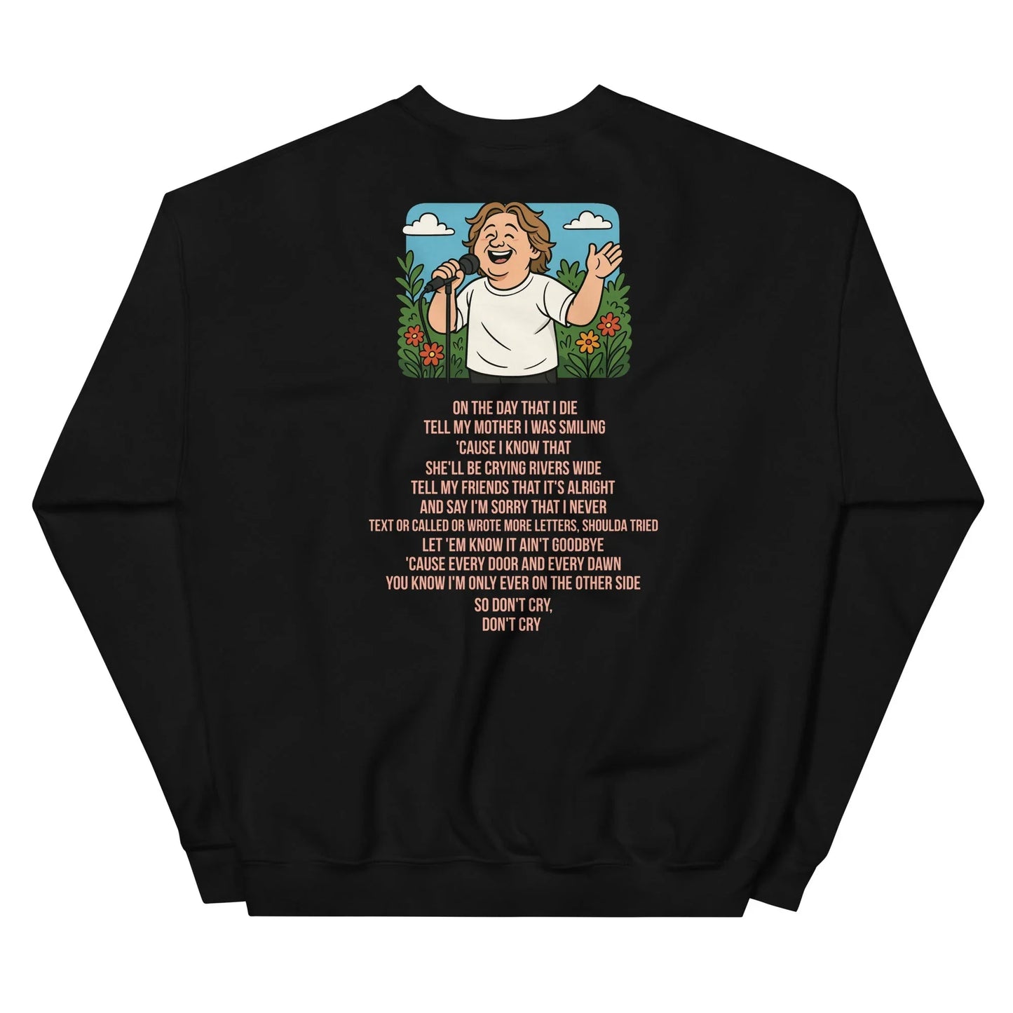 Lewis Capaldi Unisex Sweatshirt - On The Day I Die - Lyrics - Alcyone213k