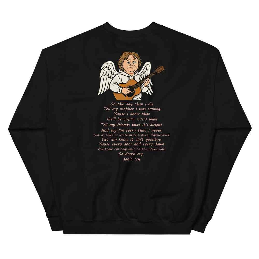 Lewis Capaldi Unisex Sweatshirt - On The Day I Die - Lyrics - Alcyone213k