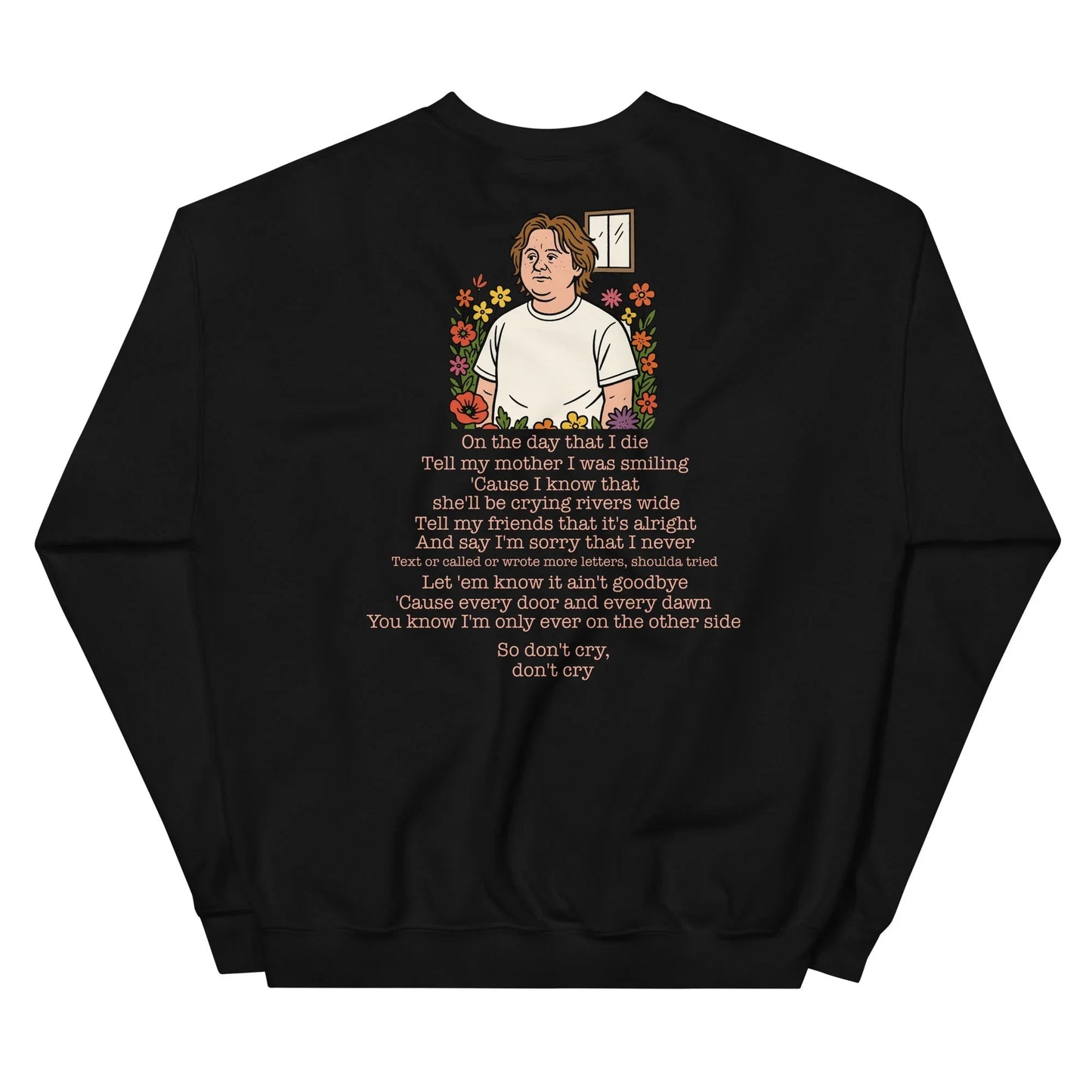 Lewis Capaldi Unisex Sweatshirt - On The Day I Die - Lyrics - Alcyone213k