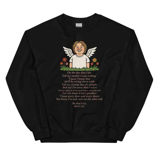 Lewis Capaldi Unisex Sweatshirt - On The Day I Die - Lyrics - Alcyone213k